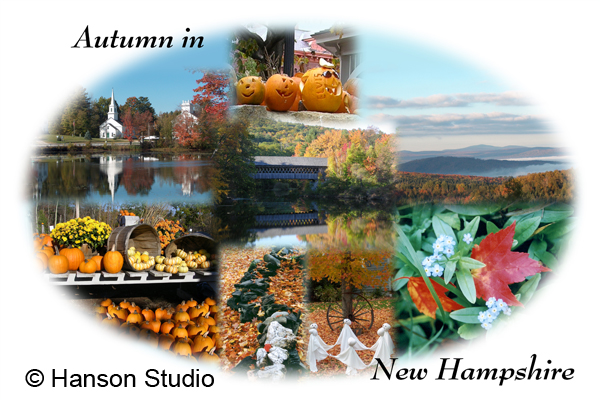 Autumn in New Hampshire Collage (Name drop can be anything.)